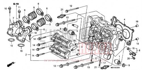 CYLINDER HEAD FJS400A9 de 2009
